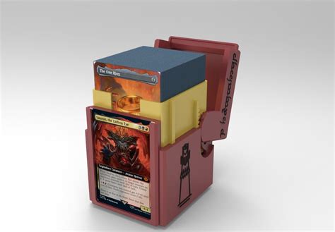 mtg metal deck box|mtg deck boxes for commander.